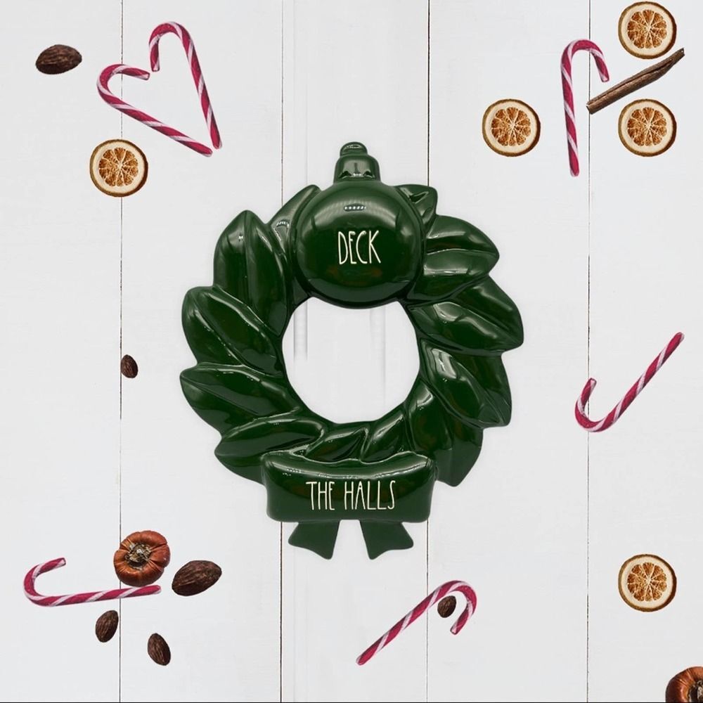 Rae Dunn DECK THE HALLS Wreath